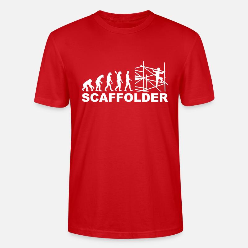 Gerüstbauer - Stanley/Stella Unisex Bio-T-Shirt CRAFTER - Rot