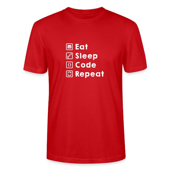 Eat Sleep Code Repeat light