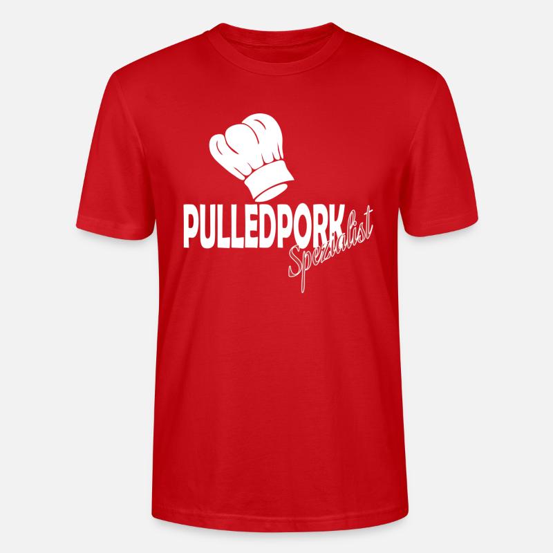 Pulled Pork - Stanley/Stella Unisex Bio-T-Shirt CRAFTER - Rot