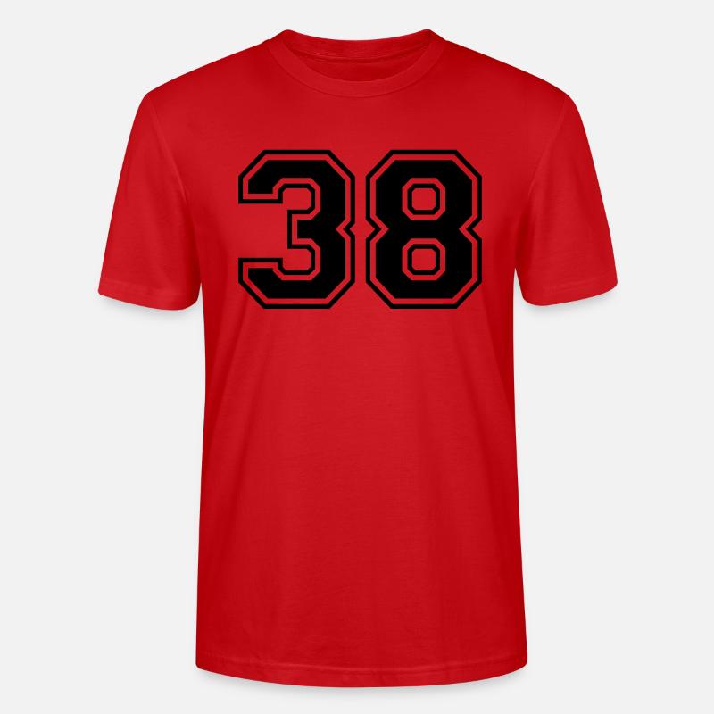 38 - Stanley/Stella Unisex Bio-T-Shirt CRAFTER - Rot