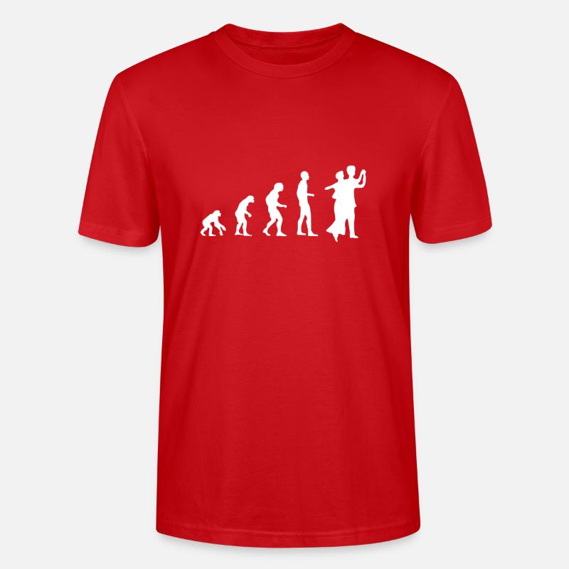 Gesellschaftstanz Tanzen Evolution - Stanley/Stella Unisex Bio-T-Shirt CRAFTER - Rot