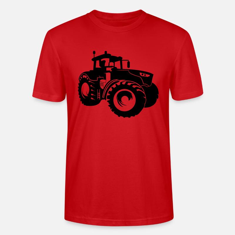 traktor - T-shirt bio CRAFTER Stanley Stella Unisexe - rouge