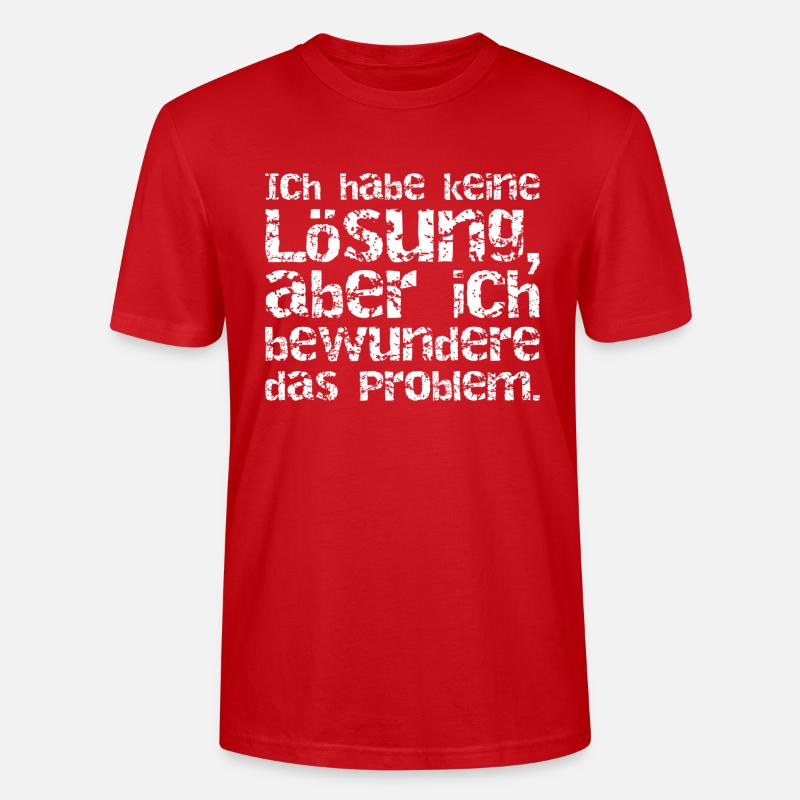Tolles Problem - Stanley/Stella Unisex Bio-T-Shirt CRAFTER - Rot