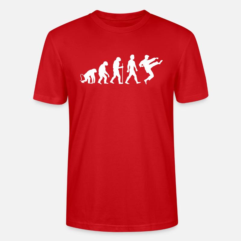 karate evolution - Stanley/Stella Unisex Bio-T-Shirt CRAFTER - Rot