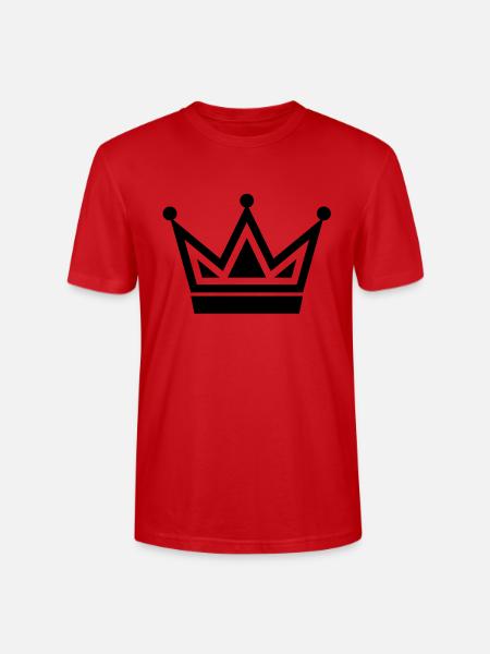 crown8 - Stanley/Stella CRAFTER Unisex Organic T-Shirt - red