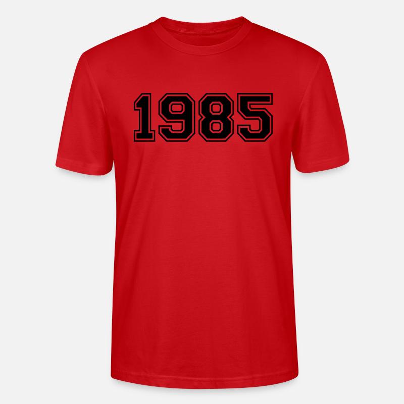 1985 - Stanley/Stella Unisex Bio-T-Shirt CRAFTER - Rot