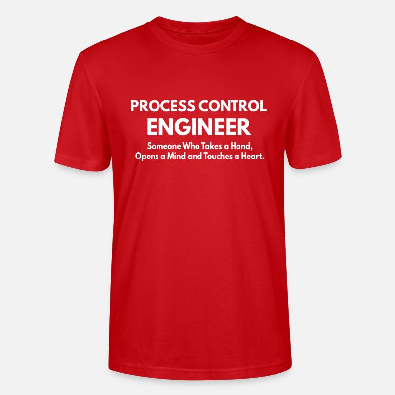 Process Control Engineer - Stanley/Stella CRAFTER Unisex Organic T-Shirt - red