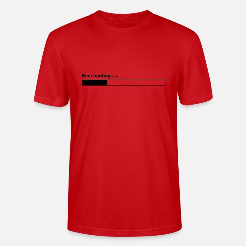 Beer loading - Stanley/Stella Unisex Bio-T-Shirt CRAFTER - Rot