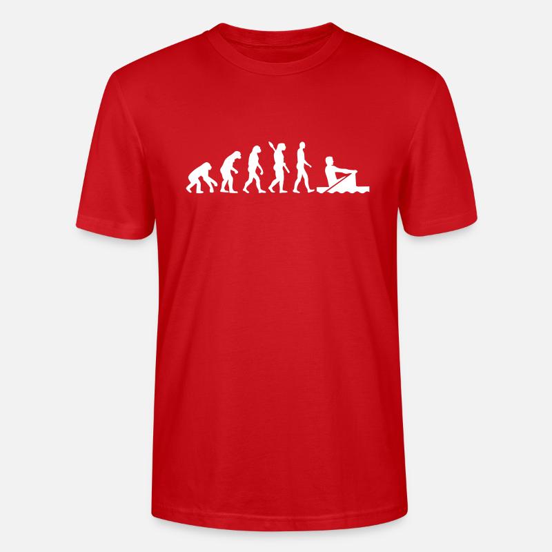 Evolution Aviron - T-shirt bio CRAFTER Stanley Stella Unisexe - rouge
