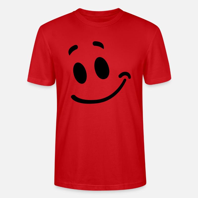 Lachgesicht - Stanley/Stella Unisex Bio-T-Shirt CRAFTER - Rot