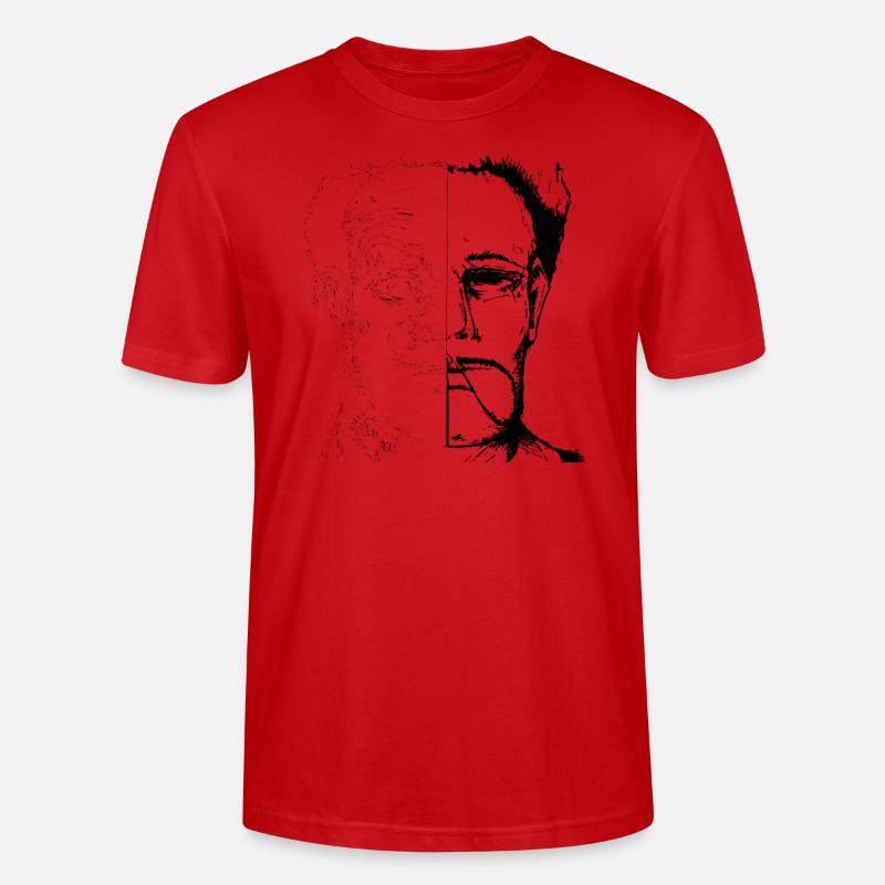 d.a.l.i unart - Stanley/Stella Unisex Bio-T-Shirt CRAFTER - Rot