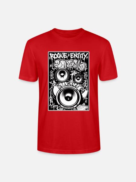 Rogue Entity Graffiti-Sprecher - Stanley/Stella Unisex Bio-T-Shirt CRAFTER - Rot