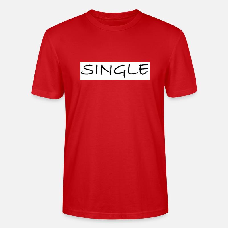 SINGLE white - Stanley/Stella Unisex Bio-T-Shirt CRAFTER - Rot