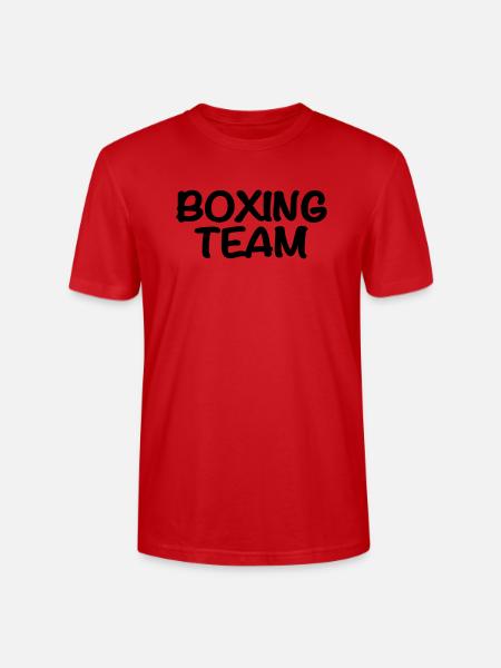Boxing Team - Stanley/Stella Unisex Bio-T-Shirt CRAFTER - Rot