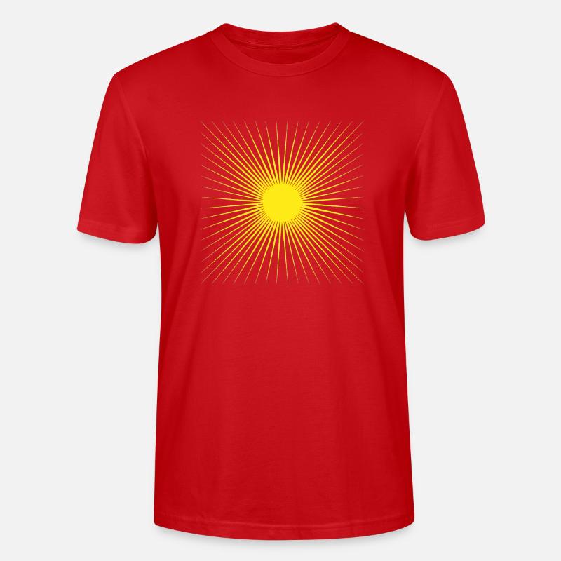 Soleil / soleil - T-shirt bio CRAFTER Stanley Stella Unisexe - rouge