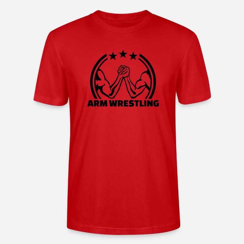 Armdrücken - Stanley/Stella Unisex Bio-T-Shirt CRAFTER - Rot