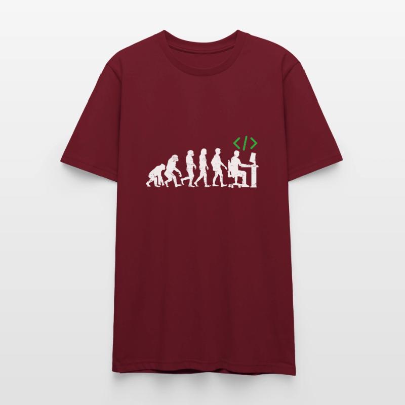 Programmierer Evolution geschenk coder java c++ Stanley/Stella Unisex Bio-T-Shirt CRAFTER