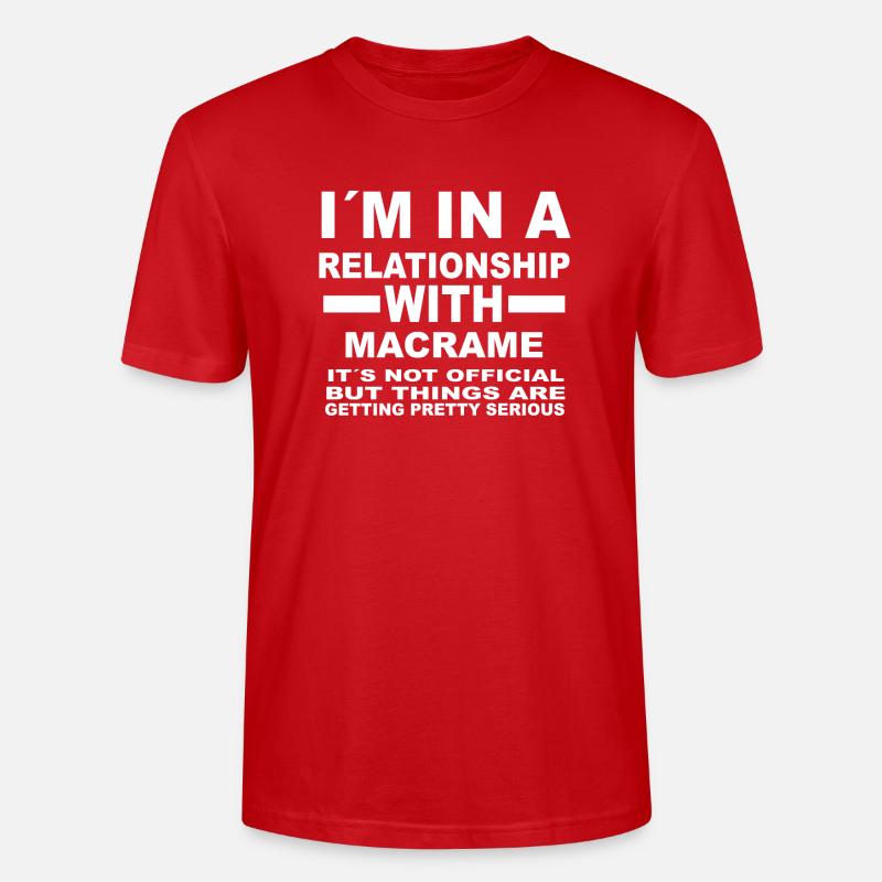 relationship with MACRAME - Stanley/Stella Unisex Bio-T-Shirt CRAFTER - Rot