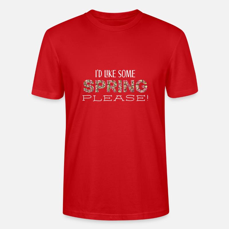 spring please ws - Stanley/Stella Unisex Bio-T-Shirt CRAFTER - Rot