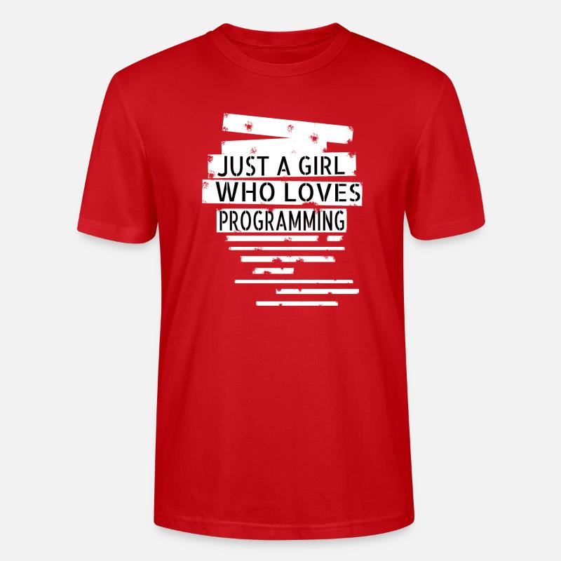 internet coding engineer - Stanley/Stella Unisex Bio-T-Shirt CRAFTER - Rot