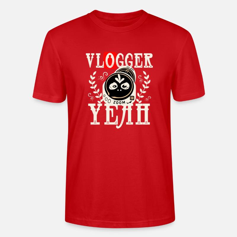 Vlogger - Stanley/Stella Unisex Bio-T-Shirt CRAFTER - Rot