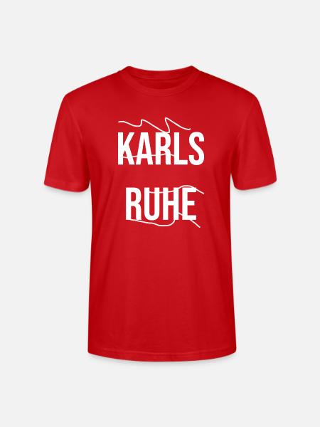 Karlsruhe Hoodie - Stanley/Stella Unisex Bio-T-Shirt CRAFTER - Rot