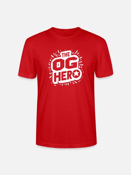 Der OG-Held - Stanley/Stella Unisex Bio-T-Shirt CRAFTER - Rot