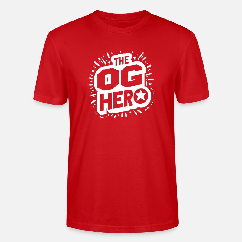 Der OG-Held - Stanley/Stella Unisex Bio-T-Shirt CRAFTER - Rot