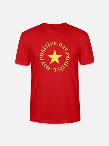 positive POSITIVE POSITIVE 4 - Stanley/Stella Unisex Bio-T-Shirt CRAFTER - Rot