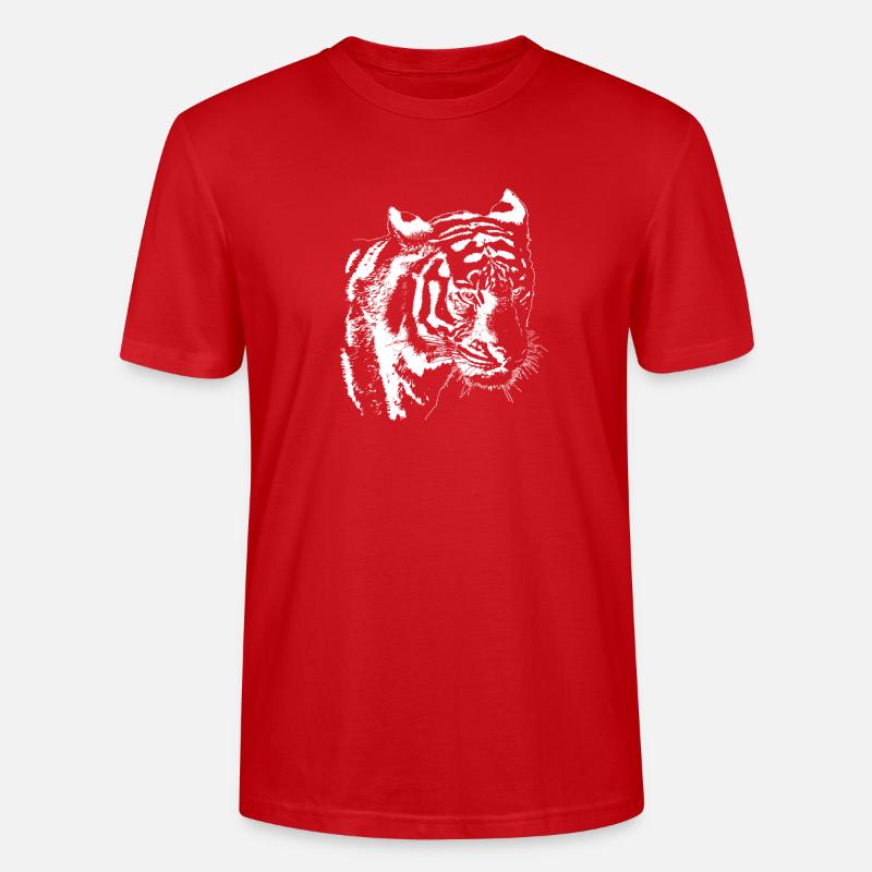 Tiger - Stanley/Stella Unisex Bio-T-Shirt CRAFTER - Rot