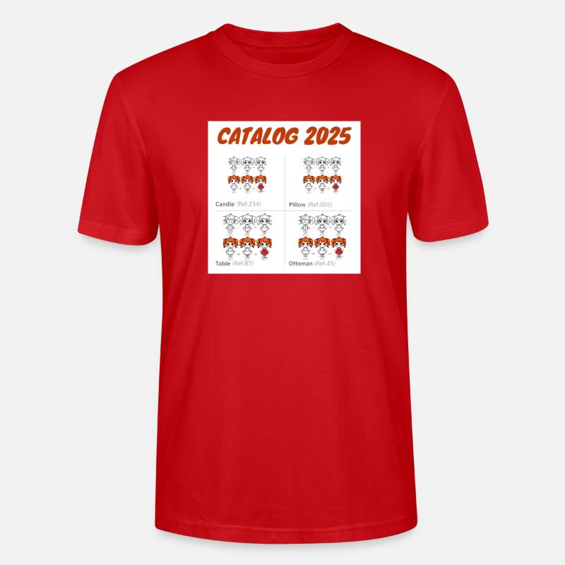 Mädchen 1 - Stanley/Stella Unisex Bio-T-Shirt CRAFTER - Rot