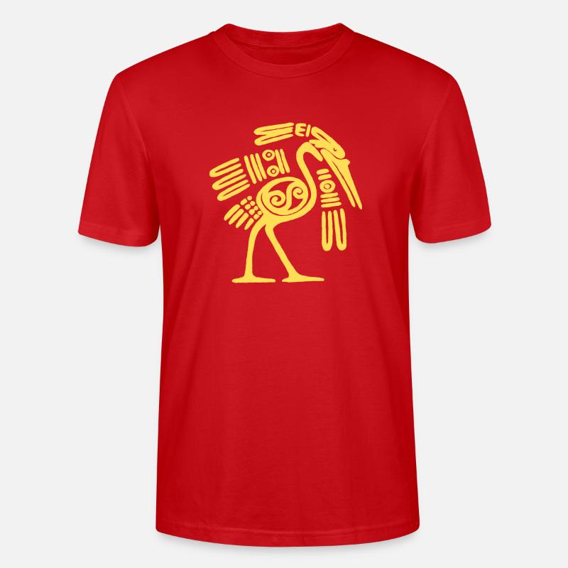 Oiseau mexicain - T-shirt bio CRAFTER Stanley Stella Unisexe - rouge