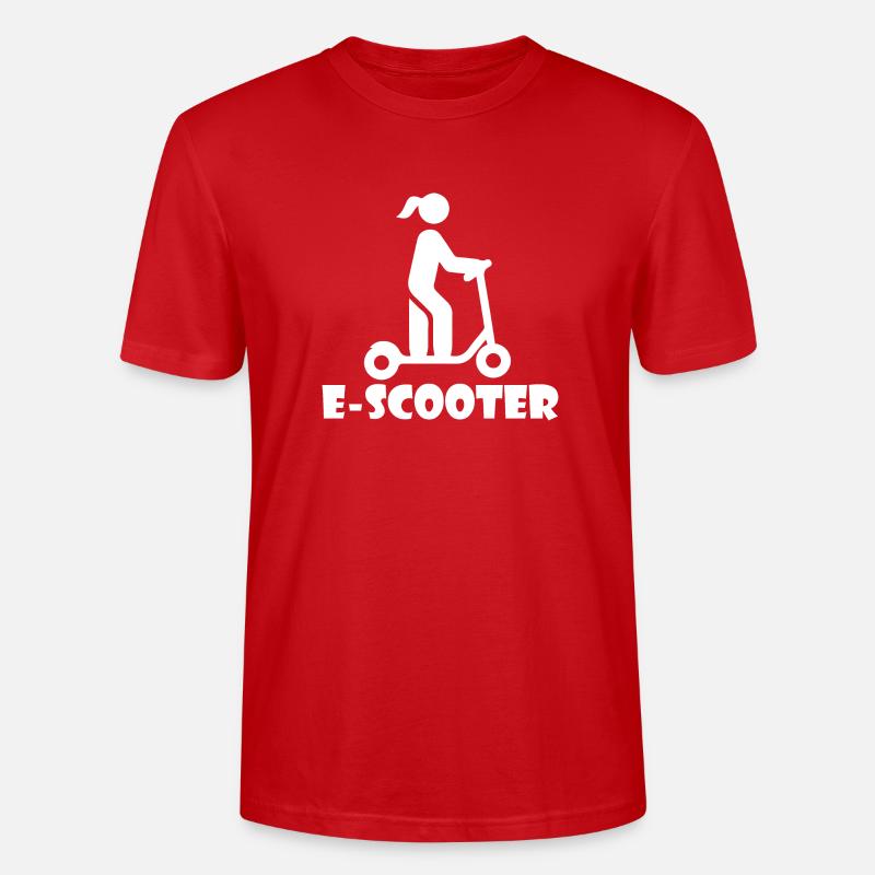 E-Scooter Roller Scooter - T-shirt bio CRAFTER Stanley Stella Unisexe - rouge