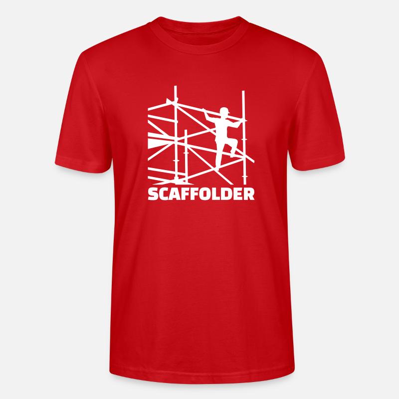 Gerüstbauer - Stanley/Stella Unisex Bio-T-Shirt CRAFTER - Rot