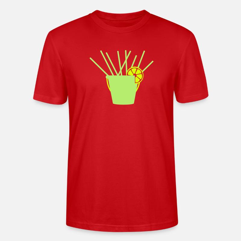 Eimer 2 - Stanley/Stella Unisex Bio-T-Shirt CRAFTER - Rot