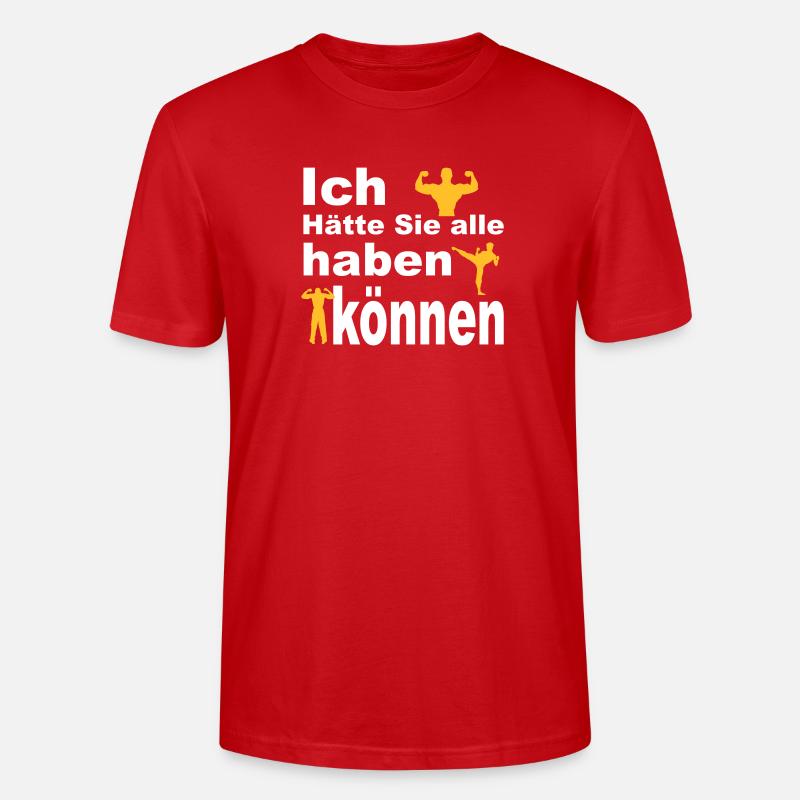 junggesellenabschied - Stanley/Stella Unisex Bio-T-Shirt CRAFTER - Rot