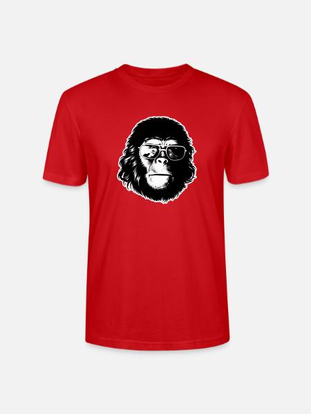 Cool Chimp - Stanley/Stella Unisex Bio-T-Shirt CRAFTER - Rot