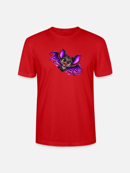 Lila Kuschelbat - Stanley/Stella Unisex Bio-T-Shirt CRAFTER - Rot