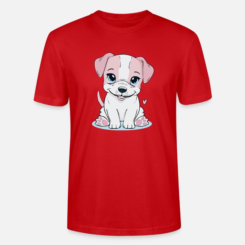 J’adore mon chiot - T-shirt bio CRAFTER Stanley Stella Unisexe - rouge