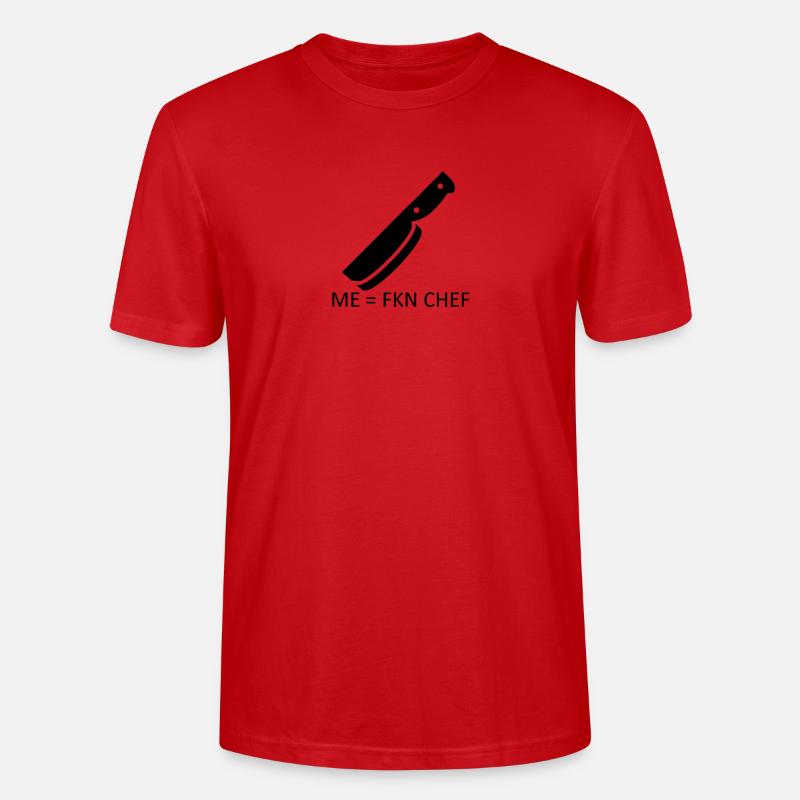 FKN CHEF - T-shirt bio CRAFTER Stanley Stella Unisexe - rouge