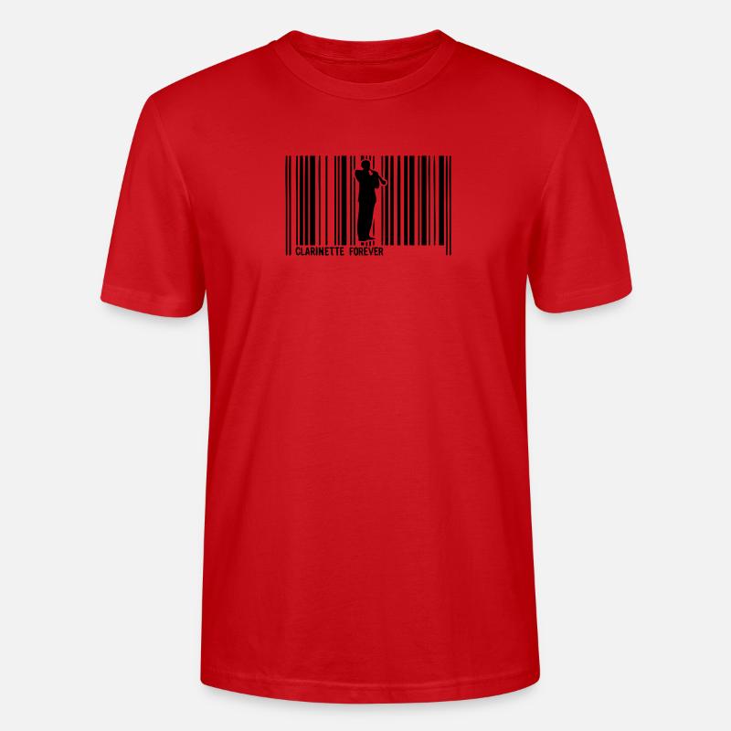 Klarinette barre1 Code - Stanley/Stella Unisex Bio-T-Shirt CRAFTER - Rot