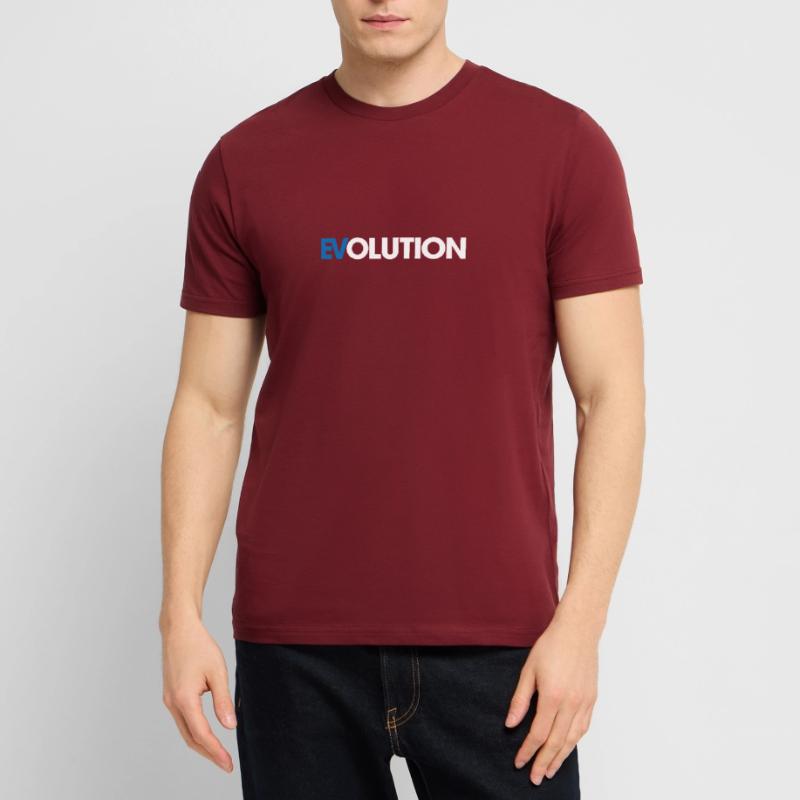 Elektrisch - E Auto - Evolution - Spruch Stanley/Stella Unisex Bio-T-Shirt CRAFTER