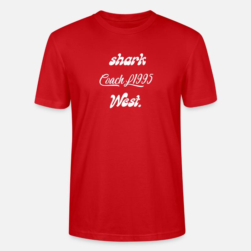 Coachl Westside blanc - T-shirt bio CRAFTER Stanley Stella Unisexe - rouge
