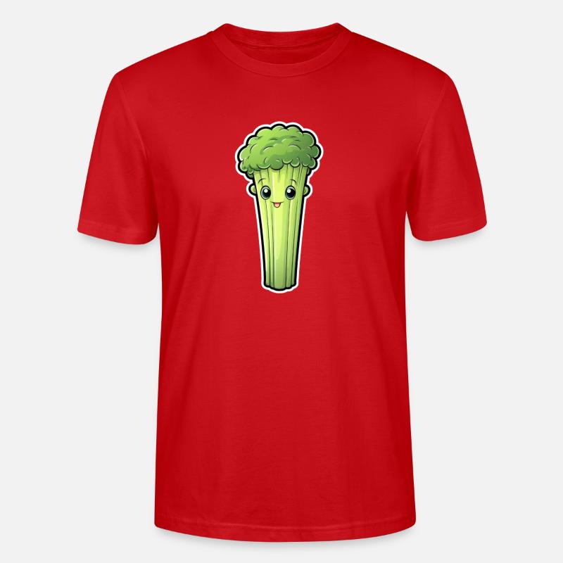 Staudensellerie oder Stangensellerie Kawaii - Stanley/Stella Unisex Bio-T-Shirt CRAFTER - Rot