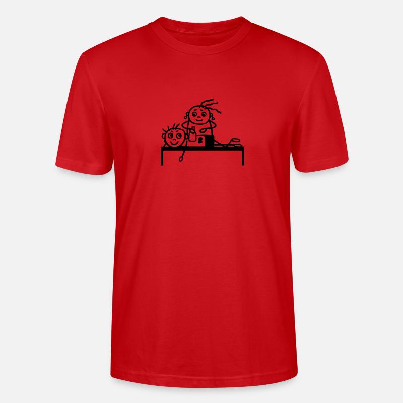 Massage - Stanley/Stella Unisex Bio-T-Shirt CRAFTER - Rot