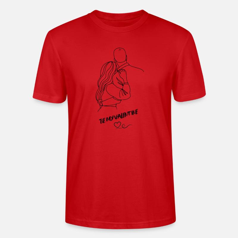 Sois mon Valentin - T-shirt bio CRAFTER Stanley Stella Unisexe - rouge