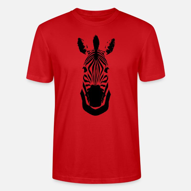 Zebra - Stanley/Stella Unisex Bio-T-Shirt CRAFTER - Rot