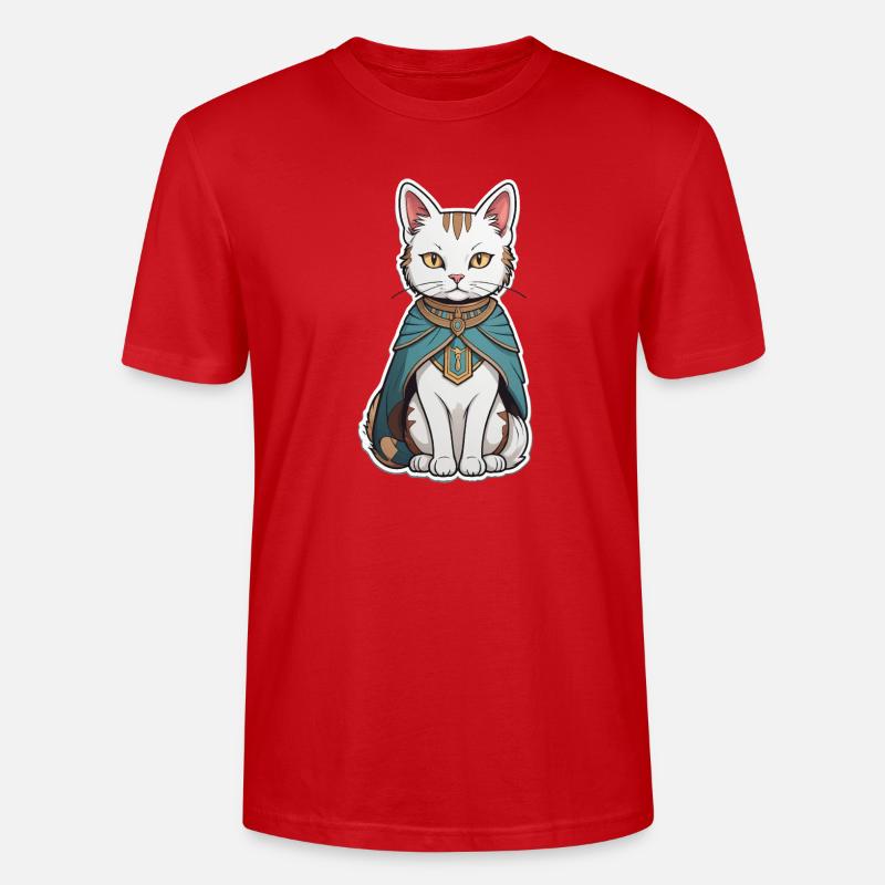 Sorcier du chat - T-shirt bio CRAFTER Stanley Stella Unisexe - rouge
