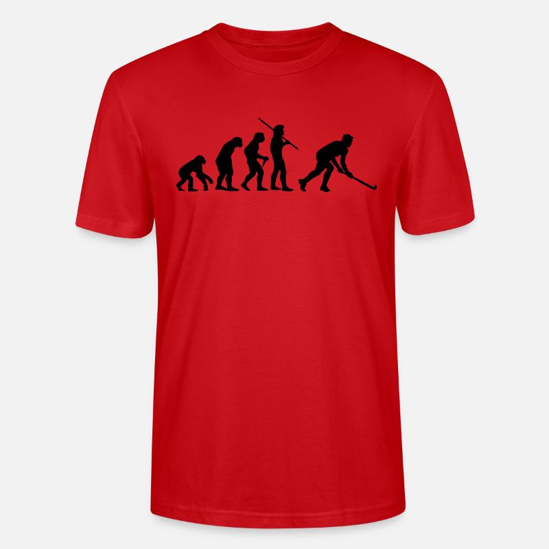 Evolution Hockey 2 - T-shirt bio CRAFTER Stanley Stella Unisexe - rouge