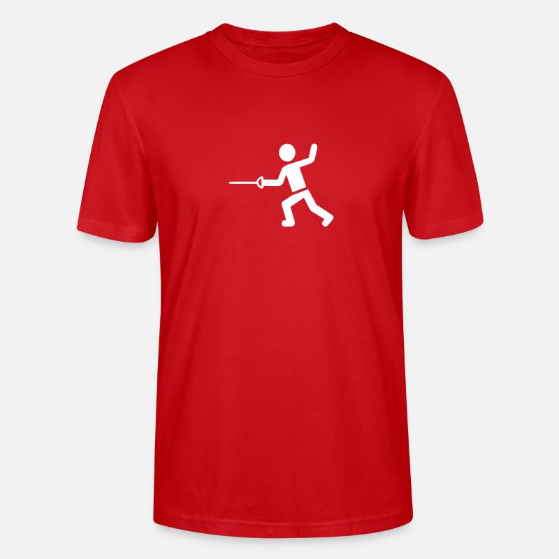 Fechten - Stanley/Stella Unisex Bio-T-Shirt CRAFTER - Rot